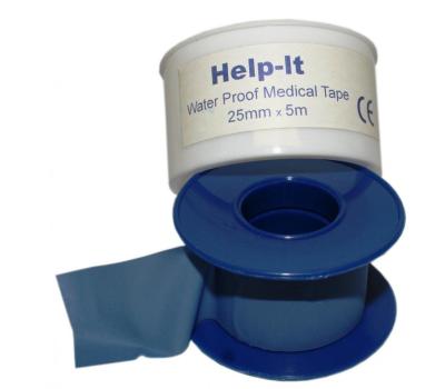 image of Visually Detectable Waterproof Blue Tape on Spool
